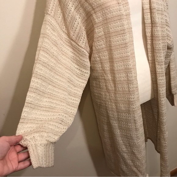 Anthropologie Crochet Long Cardigan Sweaterter Duster One Size Fits Most - Picture 4 of 13